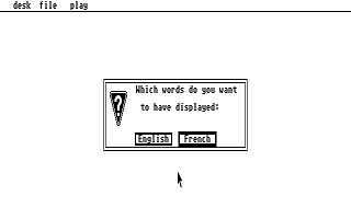 Lexicon atari screenshot